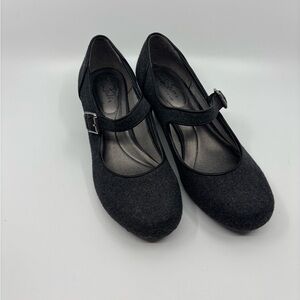 LifeStride Dark Gray Mary Jane Shoes 9.5